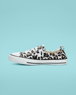 Converse Shoreline Chuck Taylor All Star Női Slip On Fehér/Fekete | UMYEXDR-HU